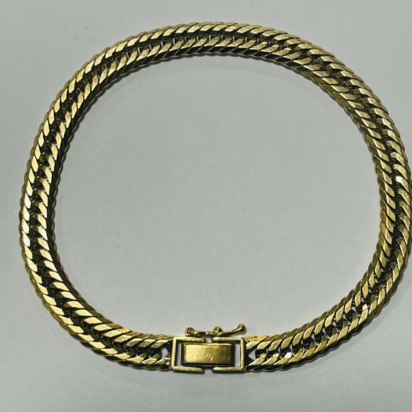 18ct Gold Cuban Link Bracelet