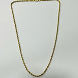 18ct Gold Rope Chain Necklace