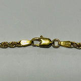 18ct Gold Rope Chain Necklace