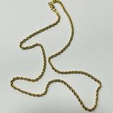 18ct Gold Rope Chain Necklace
