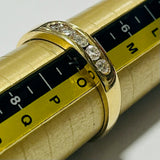18ct Gold Channel Set Ring