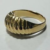9ct Gold Dome Ring