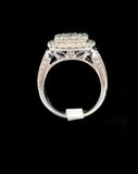 10ct White Gold Diamond Ring
