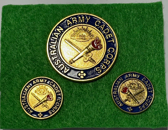 Australian Army Cadet Corps Badge Set