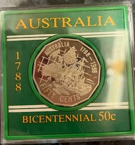 Australia Bicentennial 50c 1788-1988