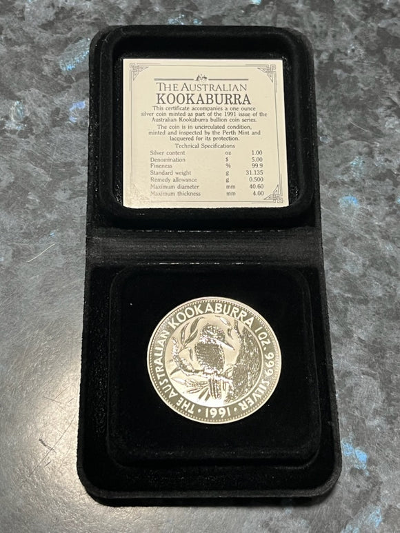 The Perth Mint Australia Kookaburra 1991