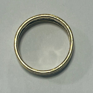 9ct Yellow and White Gold Celtic Ring