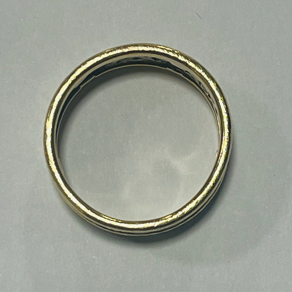 9ct Yellow and White Gold Celtic Ring