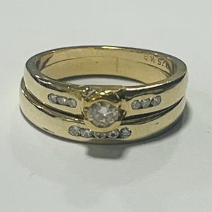 9ct Gold Wedding Set