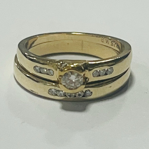 9ct Gold Wedding Set