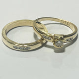 9ct Gold Wedding Set