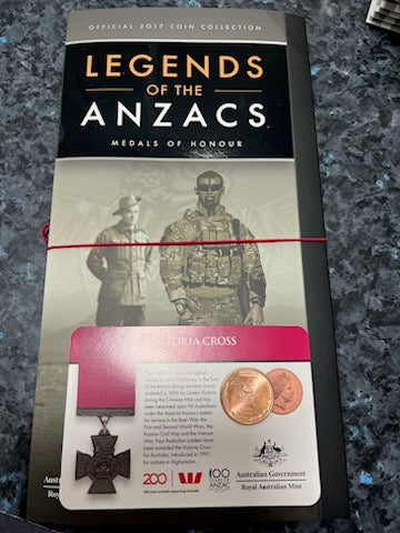 Legends of the Anzac Medals of Honour Folder with ONE Medal