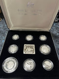 Royal Australian Mint 25th Anniversary of Decimal Currency 1991 Masterpieces in Silver Jubilee Set