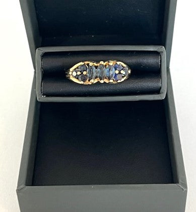 10ct Gold Sapphire Ring