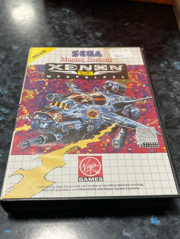 Sega Master System Xenon 2 Megablast