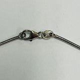 9ct White Gold Snake Chain