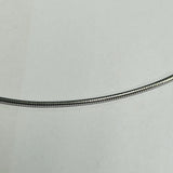 9ct White Gold Snake Chain