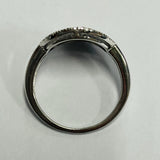 9ct White Gold Diamond Ring with Valuation