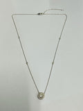 18ct White Gold and Diamond Necklace with Valuation