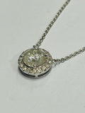 18ct White Gold and Diamond Necklace with Valuation