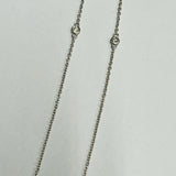 18ct White Gold and Diamond Necklace with Valuation