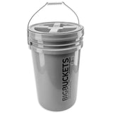 25l KegLand BigBuckets with ScrewTop Gamma Seal Lids (Pack of 5)