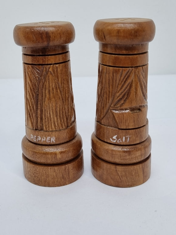 Salt and Pepper Shakers - Wooden