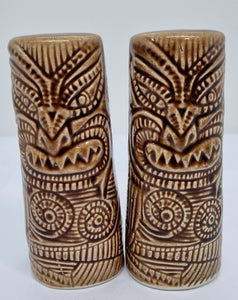 Salt and Pepper Shakers - Tiki