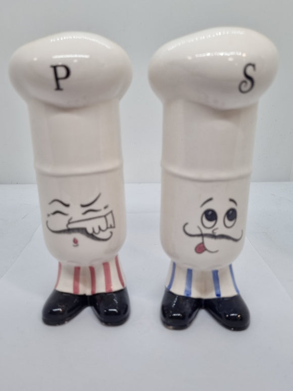 Salt and Pepper Shakers - Chef
