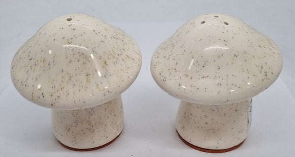 Salt and Pepper Shakers - Mushrooms