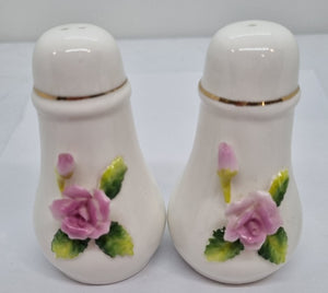 Salt and Pepper Shakers - Floral Design