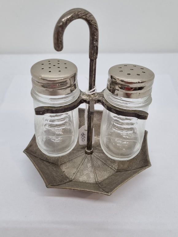 Salt and Pepper Shakers - On Umbrella Stand