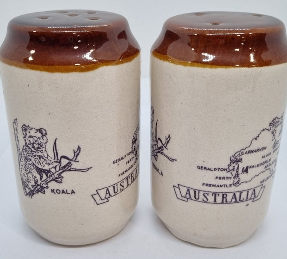 Salt and Pepper Shakers - Australiana