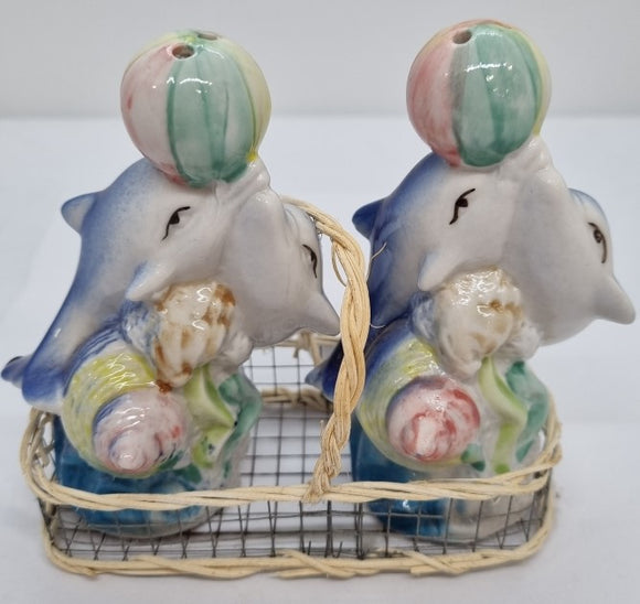 Salt and Pepper Shakers - Dolphins