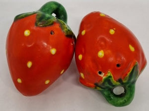 Salt and Pepper Shakers - Strawberries