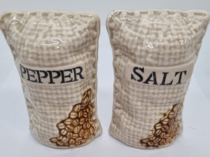 Salt and Pepper Shakers - Coffee Bean Sack