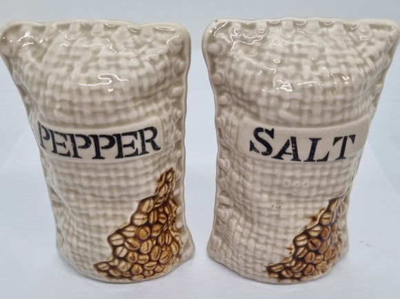 Salt and Pepper Shakers - Coffee Bean Sack