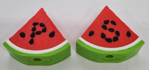 Salt and Pepper Shakers - Watermelon