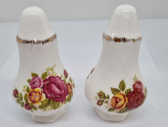 Salt and Pepper Shakers - Floral