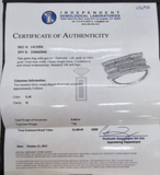 10k White Gold Diamond Ring with Certificate of Authenticity