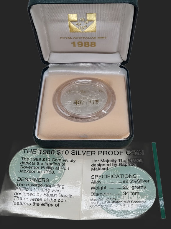 $10 Proof Coin 1988 Royal Australian Mint