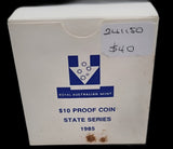 $10 Proof Coin State Series 1985 Royal Australian Mint