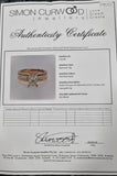 14kt Rose Gold Diamond Ring with Certificate of Authenticity