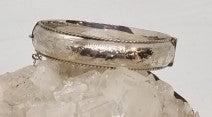 Silver Etched Pattern Bangle