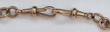 9ct Rose Gold Curb Link Necklace with T Bar