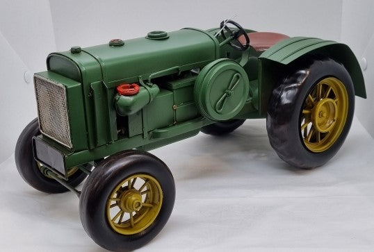 Tractor Model Green and Gold