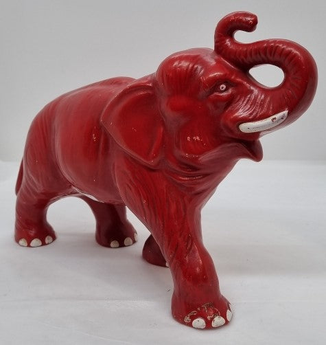 Sylvac Red Elephant Figurine