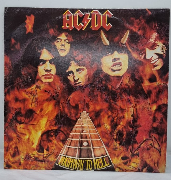 ACDC Highway to Hell Vinyl Record - Blue Label