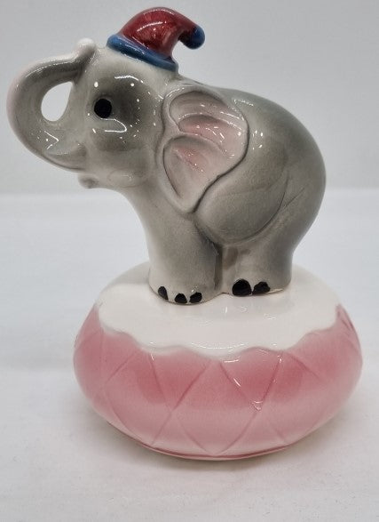Elephant on Pillow Salt and Pepper Shakers
