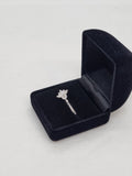 14ct White Gold Marquise Diamond Ring with Authenticity Certificate